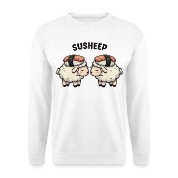 Susheep - Sweat-shirt Unisexe - blanc - Devant