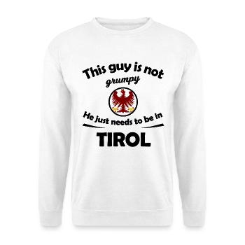 Red Eagle Tyrol - Unisex Sweatshirt - white - Front