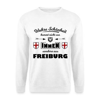 Freiburg Fans - Unisex Pullover - Weiß - Vorne