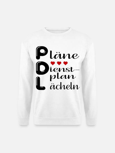 Pflegedienstleitung Pläne - Unisex Pullover - Weiß