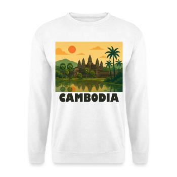 Cambodia Angkor Wat - Unisex Sweatshirt - white - Front