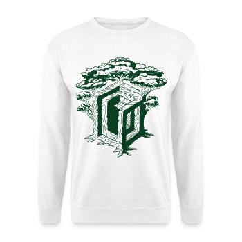 ARBRE DE CUBES - Sweat-shirt Unisexe - blanc - Devant