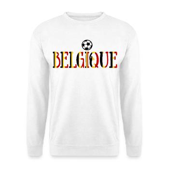 Belgique Football - Sweat-shirt Unisexe - blanc - Devant
