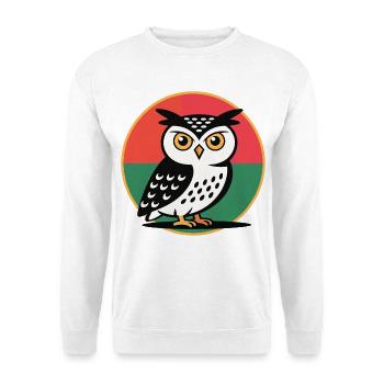 Owl Pop Art - Unisex Sweatshirt - white - Front