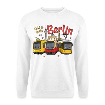 Ditt is mein Berlin - Unisex Pullover - Weiß - Vorne