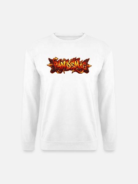 Randsmix Graffiti Flammen-Logo - Unisex Pullover - Weiß
