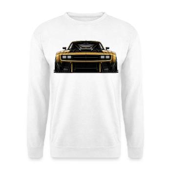 PROJET N°001 – Maître Héros | Automobile Premium - Sweat-shirt Unisexe - blanc - Devant