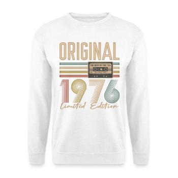 50e anniversaire, 50 ans - Sweat-shirt Unisexe - blanc - Devant