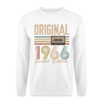 60e anniversaire, 60 ans - Sweat-shirt Unisexe - blanc - Devant