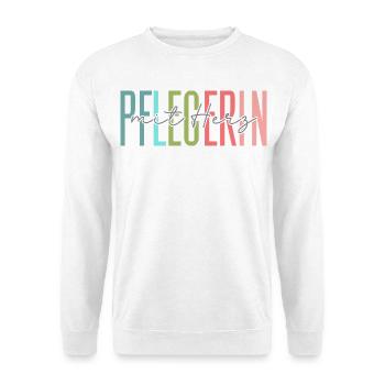 Pflegerin mit Herz Design - Unisex Pullover - Weiß - Vorne