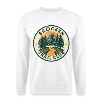 Club de Sentier Brocken | Insigne Vintage en résine - Sweat-shirt Unisexe - blanc - Devant