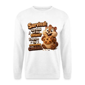 Cookie Hero: Surviving with Cookies - Unisex Sweatshirt - white - Front