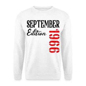 60e anniversaire septembre 1966 - Sweat-shirt Unisexe - blanc - Devant