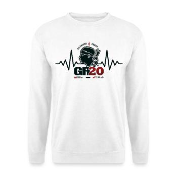 GR20 randonnée Corse trekking - Sweat-shirt Unisexe - blanc - Devant