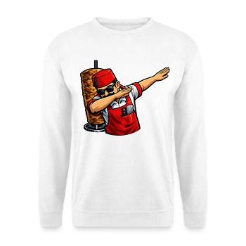 Dabbing Türkischer Dönerverkäufer - Unisex Pullover - Weiß - Vorne