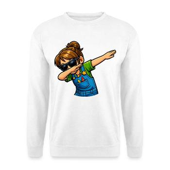 Dabbing Kindergärtnerin - Unisex Pullover - Weiß - Vorne