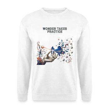 Cosmic Crystal and Curiosity - Unisex Sweatshirt - white - Front