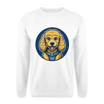 Logo clipart de la mascotte de Kawaii - Sweat-shirt Unisexe - blanc - Devant