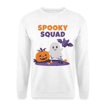 Spooky-Spooky Squad – Süßes Halloween T-Shsquad - Unisex Pullover - Weiß - Vorne
