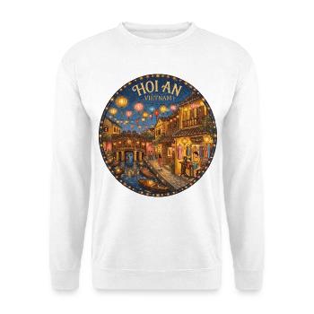 Hoi An Vietnam - Unisex Pullover - Weiß - Vorne