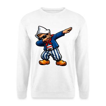 Dabbing Holländer - Unisex Pullover - Weiß - Vorne