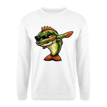 Dabbing Barsch - Unisex Pullover - Weiß - Vorne