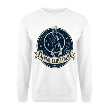 AERIAL CLIMB CALM - Unisex Pullover - Weiß - Vorne