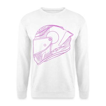 Helm - Unisex Pullover - Weiß - Vorne
