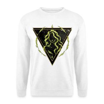 Jungfrau Erdzeichen – Tierkreis von Kék-Ina - Unisex Pullover - Weiß - Vorne