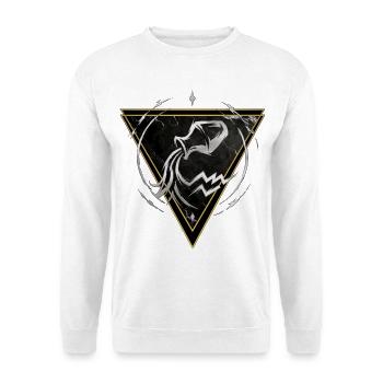 Wassermann Luftzeichen – Tierkreis von Kék-Ina - Unisex Pullover - Weiß - Vorne
