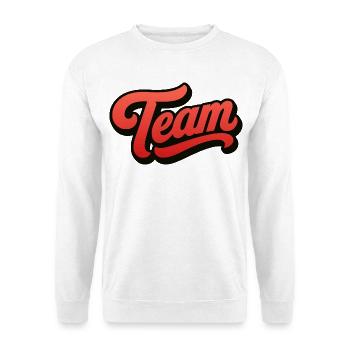 Team - Unisex Pullover - Weiß - Vorne