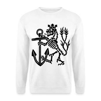 Löwe_black - Unisex Sweatshirt - white - Front