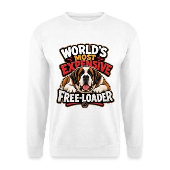 Sankt Bernhard - Unisex Pullover - Weiß - Vorne