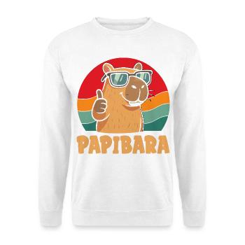 Life is Better with Capybaras - Süßes Nagetier - Unisex Pullover - Weiß - Vorne