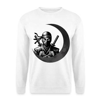 Shinobi Ninja – Geek-Geschenk - Unisex Pullover - Weiß - Vorne