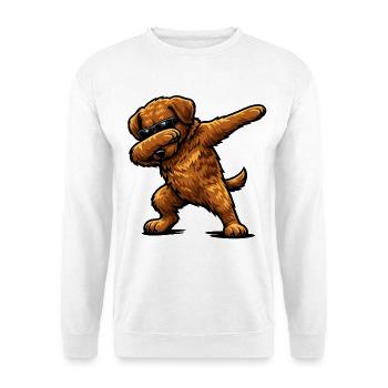 Dabbing Chesapeake Bay Retriever - Unisex Sweatshirt - white - Front