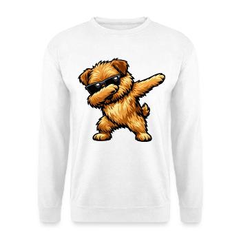 Dabbing Norfolk Terrier in Comic Style - Unisex Sweatshirt - white - Front