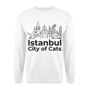 Istanbul City of Cats - Unisex Sweatshirt - white - Front
