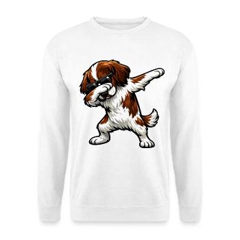 Épanouissement du French Spaniel - Sweat-shirt Unisexe - blanc - Devant