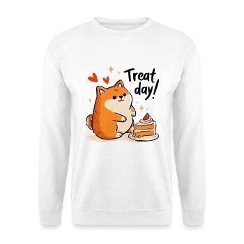 Leckerei-Tag! - Unisex Pullover - Weiß - Vorne