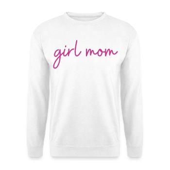 Girl Mom Girl Mom Gift - Unisex Sweatshirt - white - Front