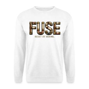 FUSE – Court-métrage par conception | Jeu de mots électrique - Sweat-shirt Unisexe - blanc - Devant