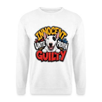 Bull Terrier - Sweat-shirt Unisexe - blanc - Devant