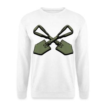 Cruising Tactical Spades Illustration - Unisex Sweatshirt - white - Front