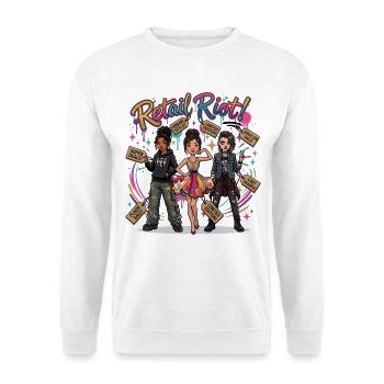 Retail Riot - Unisex Sweatshirt - white - Front