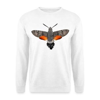 Hummingbird Hawk Moth Macroglossum stellatarum - Unisex Sweatshirt - white - Front