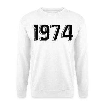 1974 - Unisex Sweatshirt - white - Front