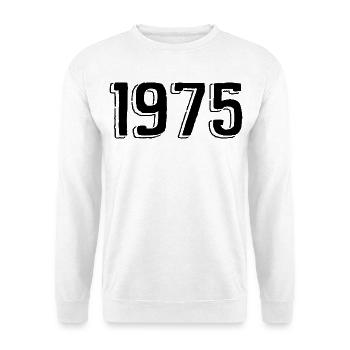 1975 - Sweat-shirt Unisexe - blanc - Devant