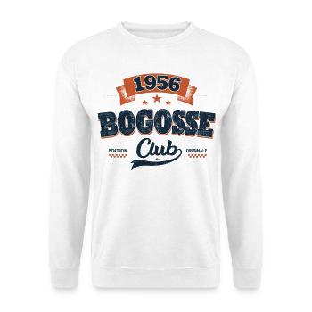 70 Jahre Mann Geschenk 1956 – Bogosse Club - Unisex Pullover - Weiß - Vorne
