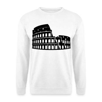 Colisée de Rome - Sweat-shirt Unisexe - blanc - Devant